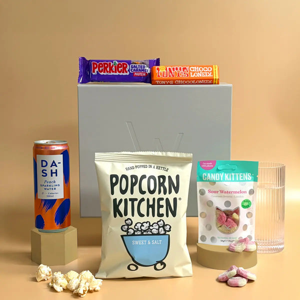 Gift of 100% B Corp sweet and savoury snacks with charitable meal donation.