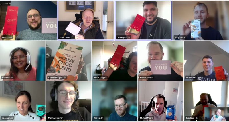Team with Employee Appreciation Day Gifts