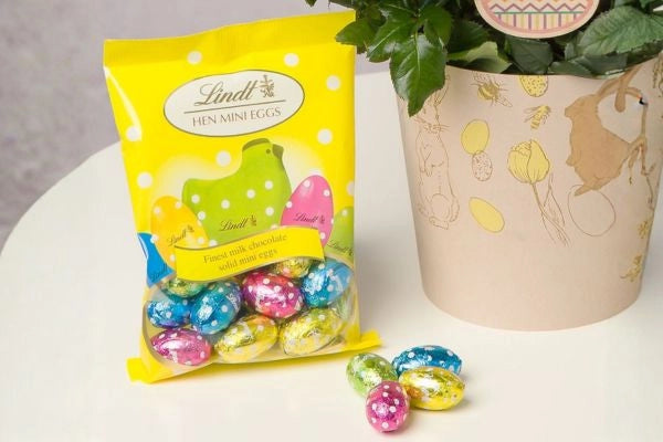 Lindt chocolate mini eggs ideal for an Easter gift.