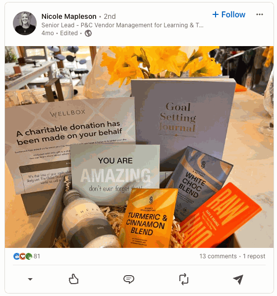 Pre Event Gifting