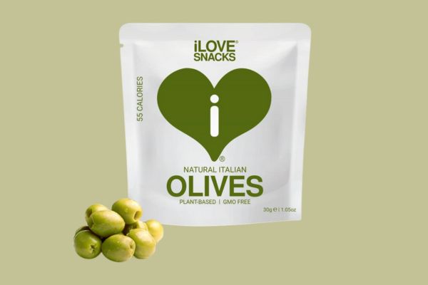 Vegan marinated olives