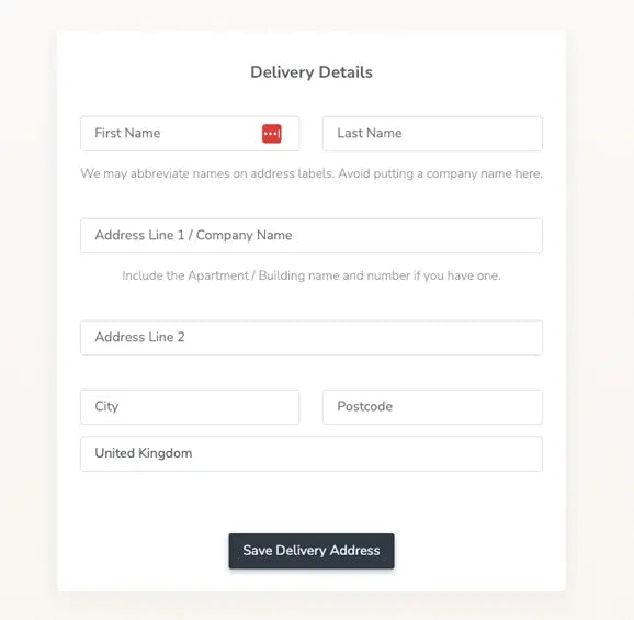 Address Entry