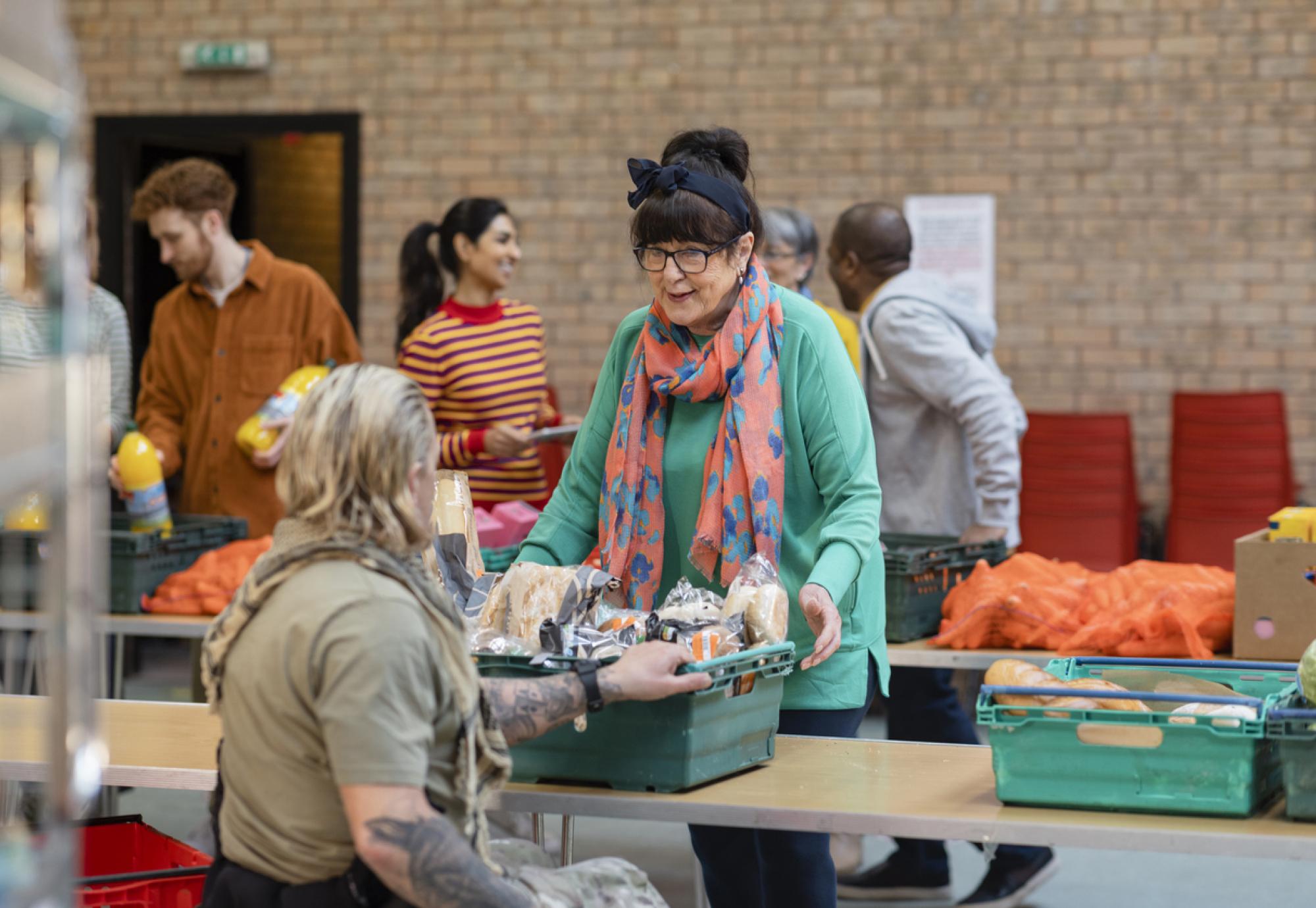 WellBox corporate gifts donation a meal to a local foodbank with every gift sent.