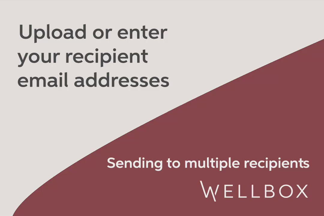 Sending a Gift Card to Multiple Recipients
