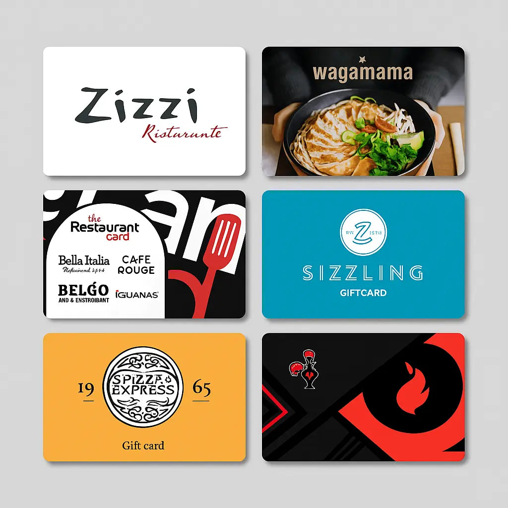 Food and Drink eGift Cards and Vouchers