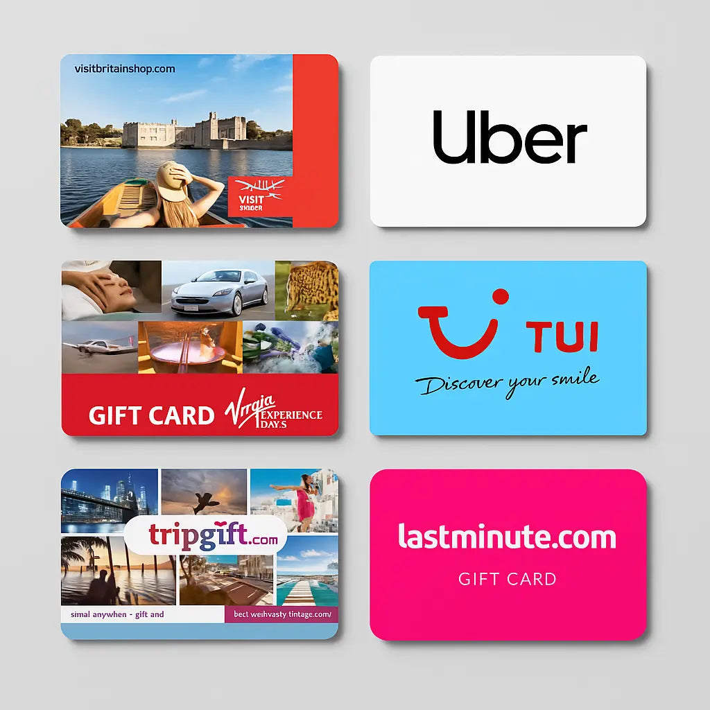 Travel Egift Cards and Vouchers