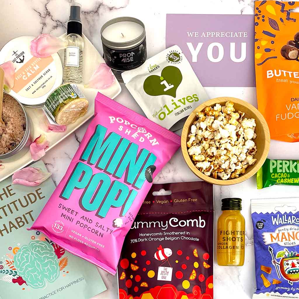 Thankful food and wellbeing hamper