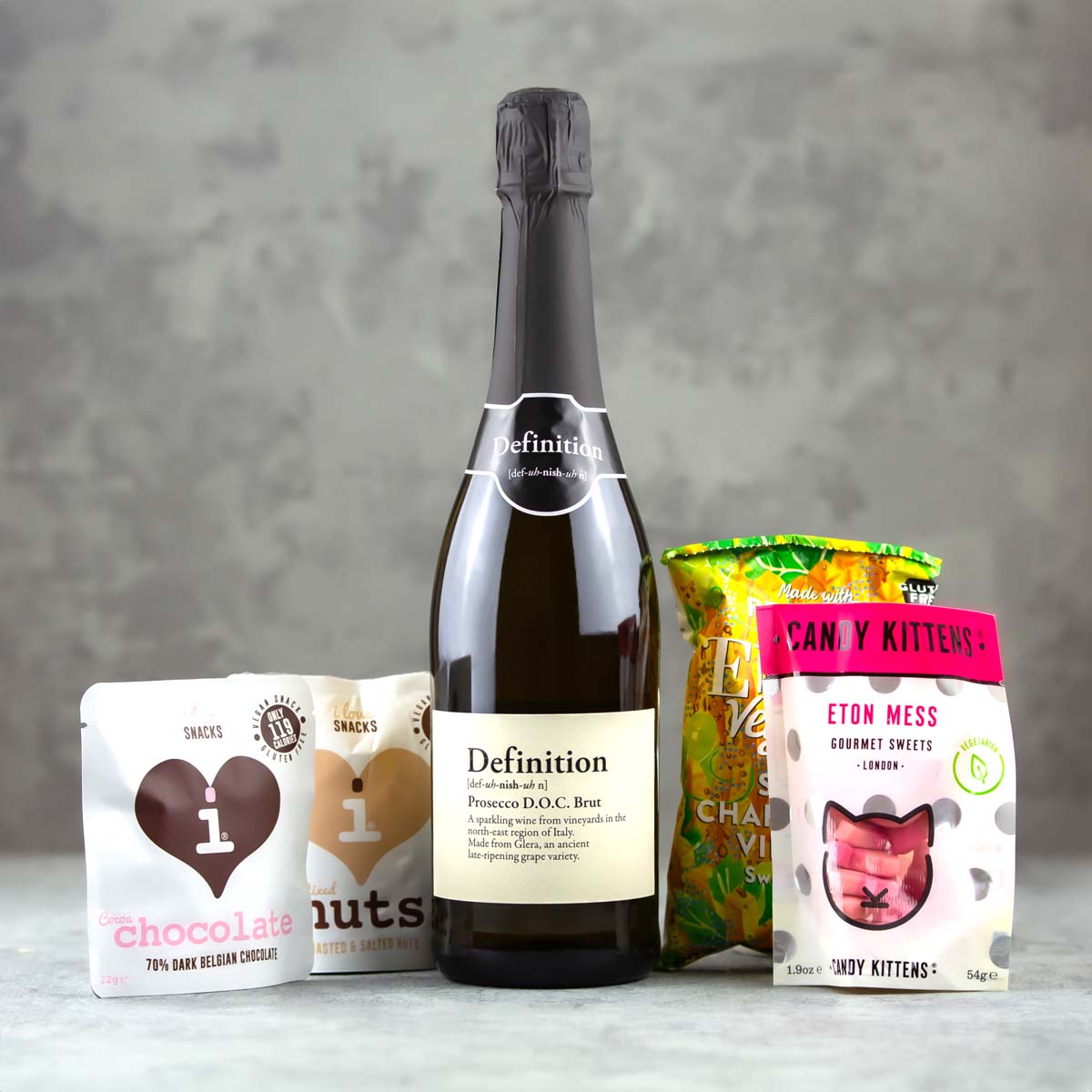 Prosecco Gift Box with snacks