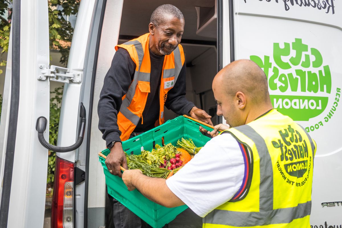 WellBox partners will City Harvest to donate a meal from gifts send.