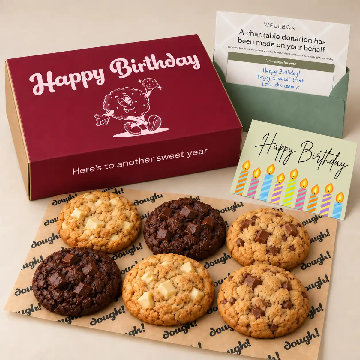 Dough! Birthday Cookie Box