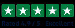 Rated 4.9/5 on Trustpilot