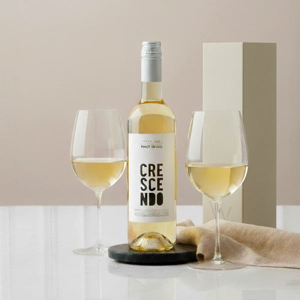 The white wine gift includes a charitable donation and free UK delivery. 